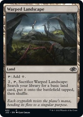 Warped Landscape [J22 - 832] Common NM Jumpstart 2022 MTG