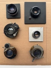 CP Goerz Berlin Dopp-Anastigmat Dagor 168mm f/6.8 + 5 more lenses