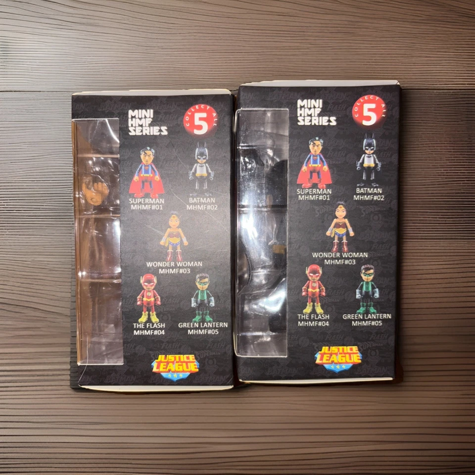 Herocross Mini Serie HMF Lote De 2 Mini Figuras DC BATMAN/SUPERMAN Pies Magnéticos Foto 4 de 4