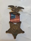 GRAND ARMY OF THE REPUBLIC VETERAN 1861-1866 MEDAL RIBBON NUMBERED V 45110