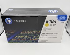 New HP 648A CE262A Yellow Laser Toner Cartridge