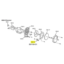 Minoura EM-10 Remote Cable Guide for Rear Bike Trainers - Durable Steel