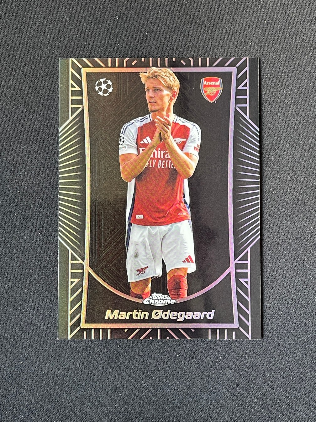 Martin Odegaard 2024-25 Topps Chrome UEFA Shadow Etch #SE-2