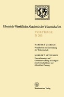 Perspektiven Der Entwicklung Der Weltwirtschaft.Unternehmungs-Und Gebietsentwick