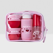 Beauty Creations Bath Accessories Set Cherry Berry Peach Shower Gel Body Mist