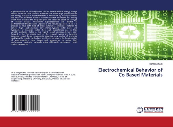 Ranganatha S | Electrochemical Behavior Of Co Based Materials | Taschenbuch-image