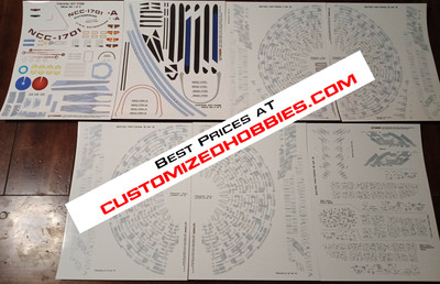 Star Trek Aztec Decals for 1:537 Enterprise (3 Versions)