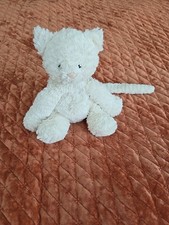 Jellycat Fuddlewuddle Kitten Cat,white,xlnt,London, clean, Original, Cute....