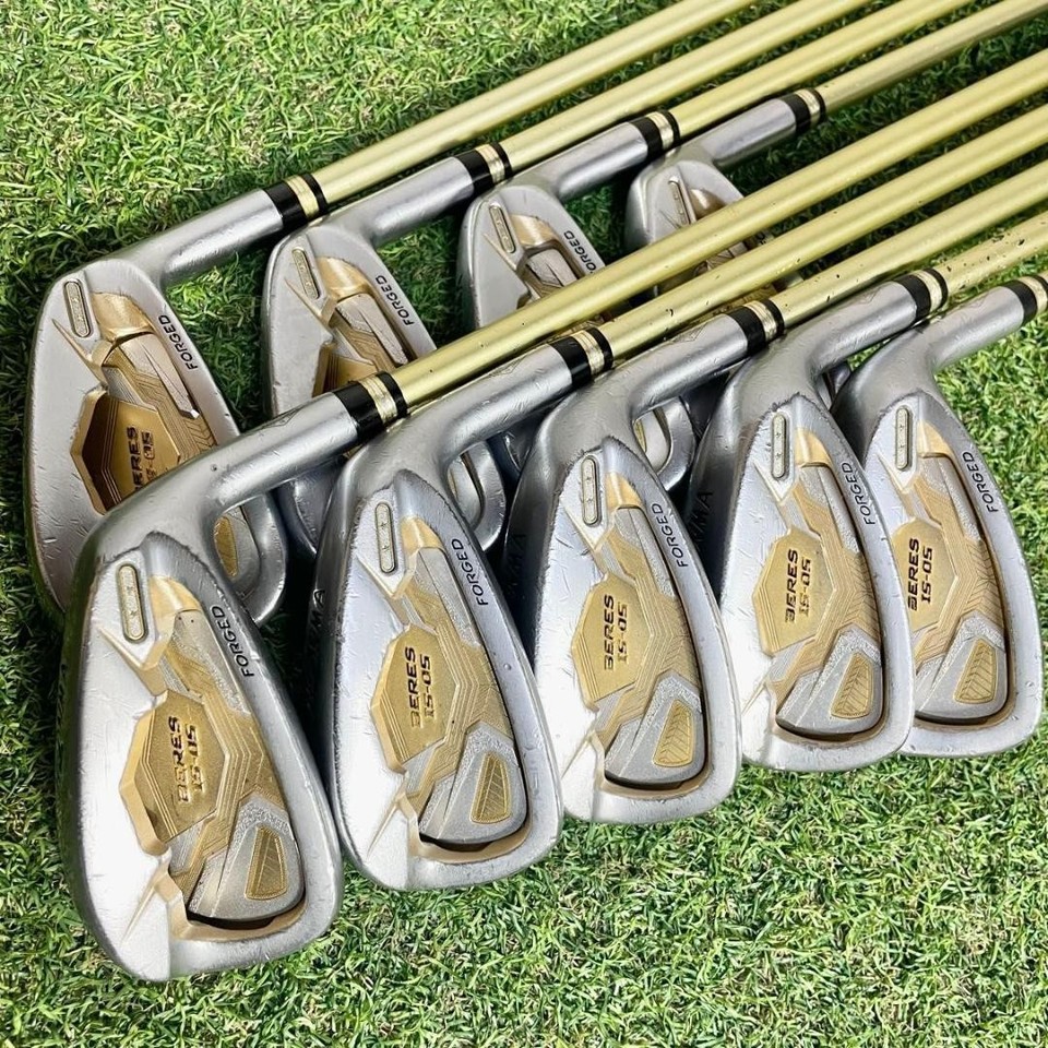 Set De Fers Honma Beres IS-05 2S – 9 Fers Graphite (5-11, AW, SW) – Flex R, Occasion