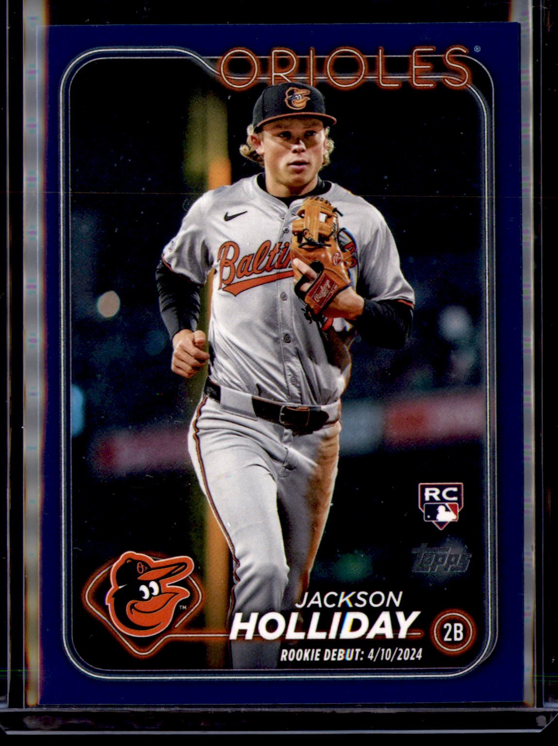 2024 Topps Update #US97 Jackson Holliday Royal Blue