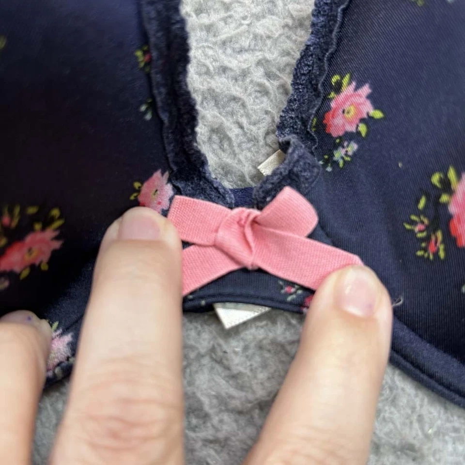 Aerie Bra 36B T-Shirt Bra Floral Print - Image 4 of 4