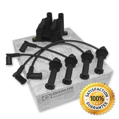 OEM ZÜNDKABELSATZ + ZÜNDSPULE ZÜNDMODUL FÜR FORD FIESTA IV V FOCUS FUSION C-MAX