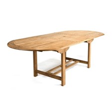 DIVERO Gartentisch Esstisch Klapptisch Teakholz ausziehbar 170/230cm behandelt