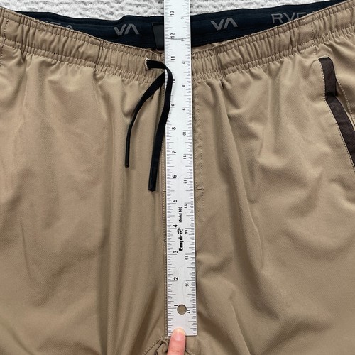 RVCA Performance Sport Jogginghose XXL 36x30 hellbraun Hawaii Special Edition - Bild 9 von 13