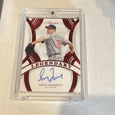 2025 Panini Flawless Greg Maddux #LS-GM Chicago Autograph Serial /20