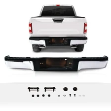 Fit For 09-14 Ford F150 F-150 Rear Step Bumper Assembly w/o Sensor Holes 