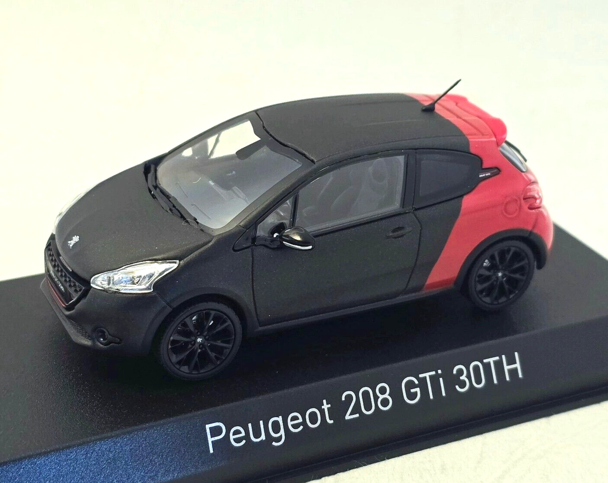 Peugeot 208 GTI, 2014, Black/Red, 1:43, NOREV | eBay UK
