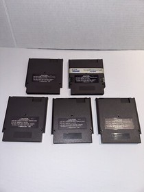 LOT of 5 Nes Nintendo Games Top Gun + Track +Bayou +Robin hood +Total Recall