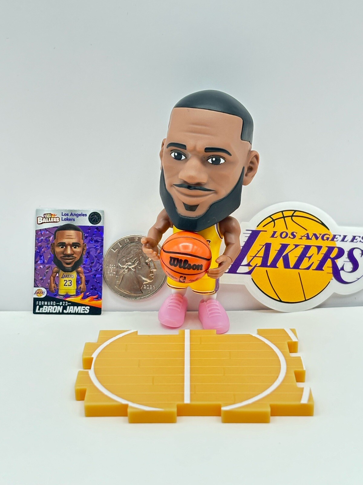 スポーツ LeBron James NBA zuru Zuru NBA Ballers Mini Sneakers Lebron James Lakers & LaMelo