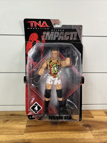 TNA Jakks Impact Deluxe Impact Series 4 RVD Rob Van Dam Figure New WWE ECW