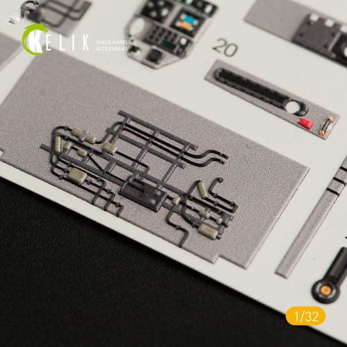 KeliK K32009 Scale 1:32 F-35C Interior 3D Decal for Trumpeter kit for model kit - Picture 14 of 24