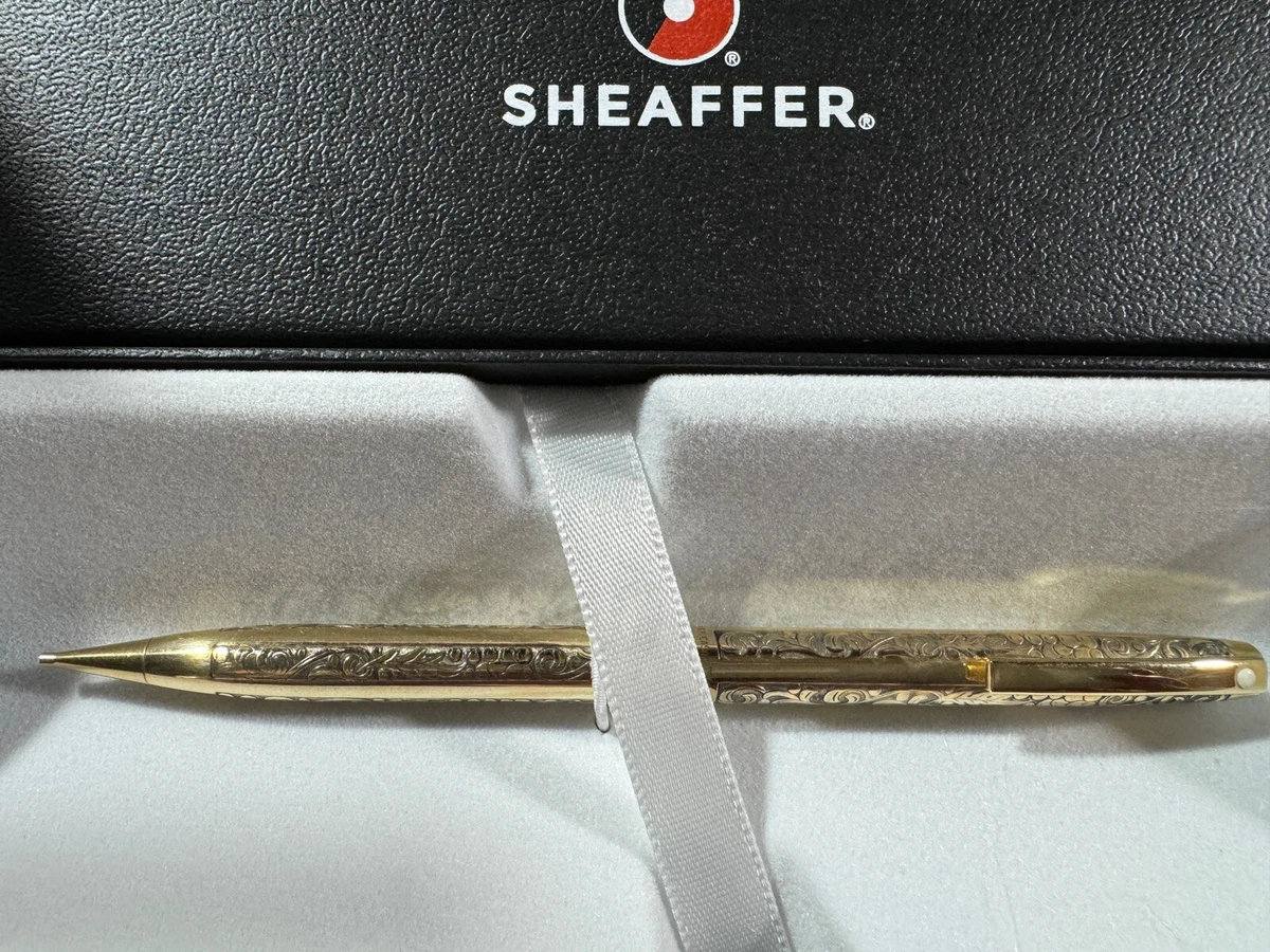 Sheaffer 12k Gold Filled Diamond Cut Grape design 0.9 MM Pencil
