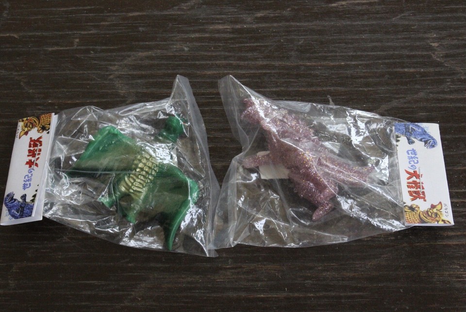 Marusan Marugacha Sofubi Figure Lot Rodan & Mecha Godzilla Gachapon eBay