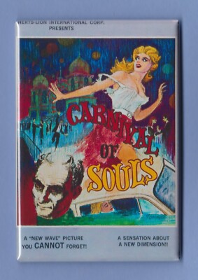 CARNIVAL OF SOULS MOVIE POSTER *2X3 FRIDGE MAGNET* HILLIGOSS FEIST BERGER HORROR