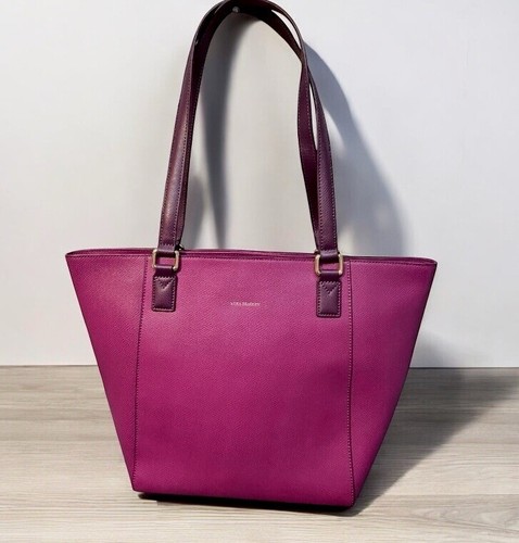 Borsa Morgan Vera Bradley Plum in vera pelle ritirata usata in ottime condizioni - Foto 2 di 10