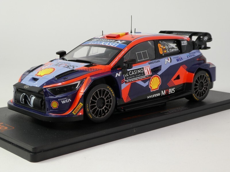 VEHICULES 1/18 Environ Et + Grands : IXO Hyundai I20 N Rally1 11 Pilotee Par T Neuville M Wydaeghe Gagnants Rallye Monte Carlo 2024 1 18 Detail