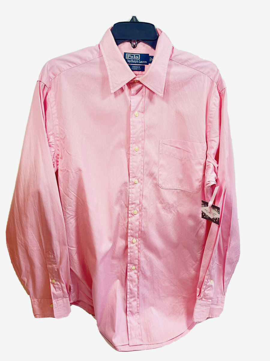 Polo Ralph Lauren Shirt 16 34/35 Men's pink-red Andrew Classic fit