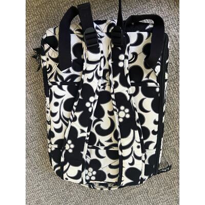 Vera Bradley black white floral baroque print campus laptop  display picture 1