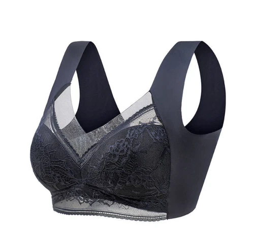 Women Posture Correcting Bra, Wireless Push-Up Ergonomic Comfort Crossover - Picture 7 of 18