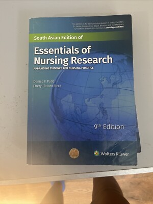 Essentials Of Nursing Research 