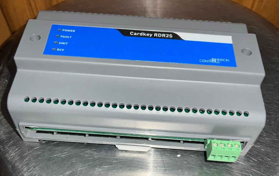 Módulo de interfaz de puerta Johnson Controls Cardkey RDR2S S300-DIN-RDR2S usado Foto 2 de 4