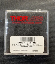 Thorlabs  CM127-025-F01   Ø12.7mm " Silver-Coated Concave Mirror, f = 12.0 mm