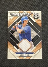 Josh Jung 2020 Panini Elite Extra Edition Prospect Materials Black parallel