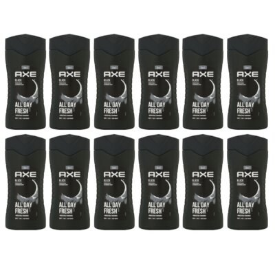 Axe Black 12 x 250 ml Shower Gel Duschgel Showergel Set