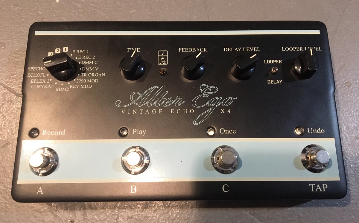 TC Electronic Alter Ego X4 Stereo Delay Echo Guitar Effect Pedal