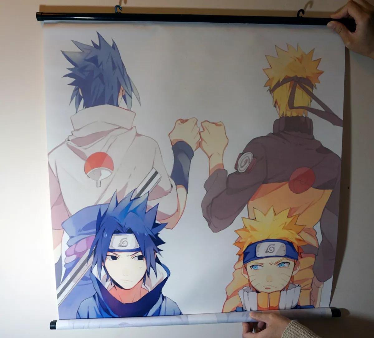 NARUTO ANIME WALL POSTER, PACK OF 18 wall collage kit, ANIME WALL COLLAGE6  * 4 inches, Naruto Uzumaki, Sasuke Uchiha