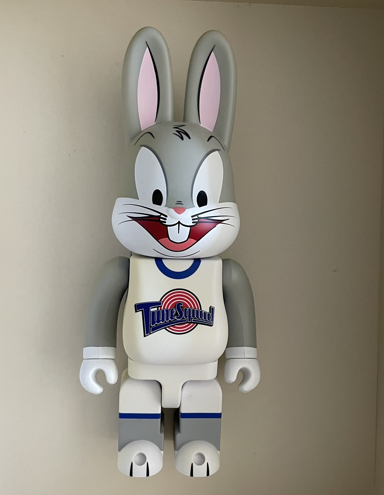 Bearbrick Space Jam Bugs Bunny 400% Grey Set No Box  