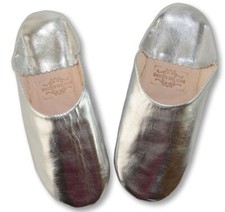 MOROCCAN LEATHER BABOUCHE SLIPPERS SHEEPSKIN SLIDES MULES WOMENS **HANDMADE**