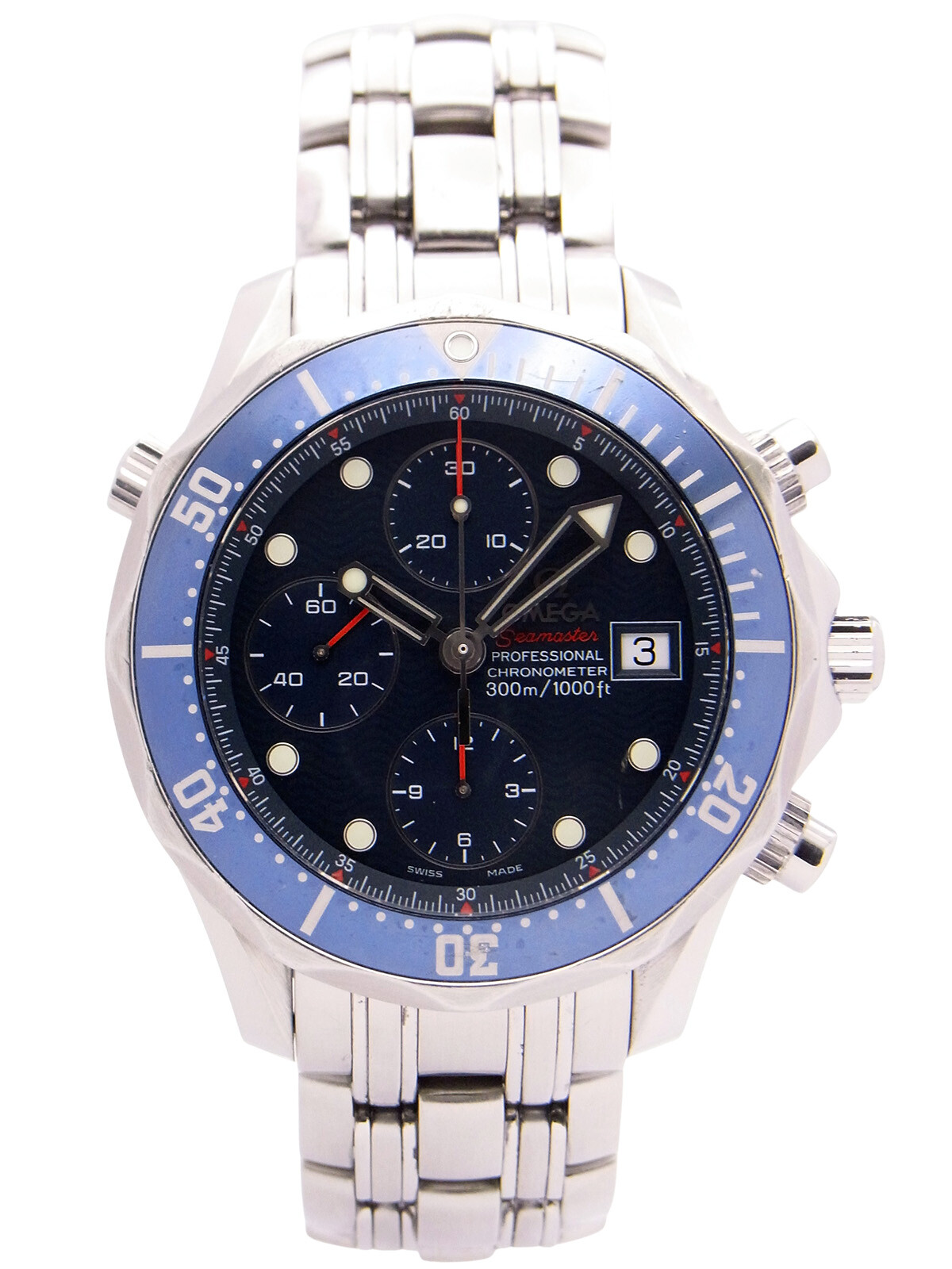 OMEGA Diver 300M Chronograph Blue Men's 