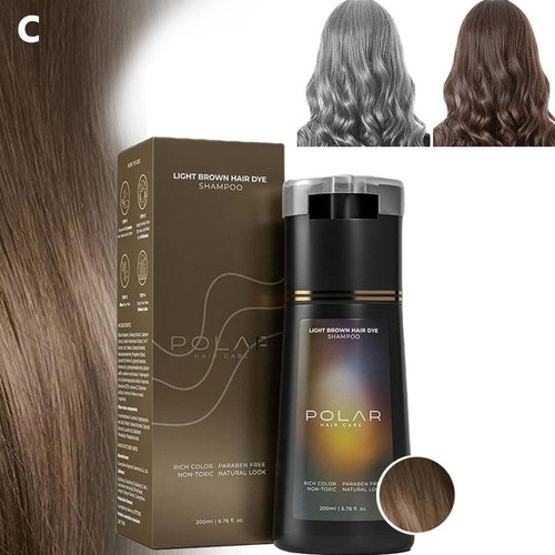 Polar Hair Dye Shampoo Polar Hair Care, HairCare Shampoo 200ML/6.7 O Z~