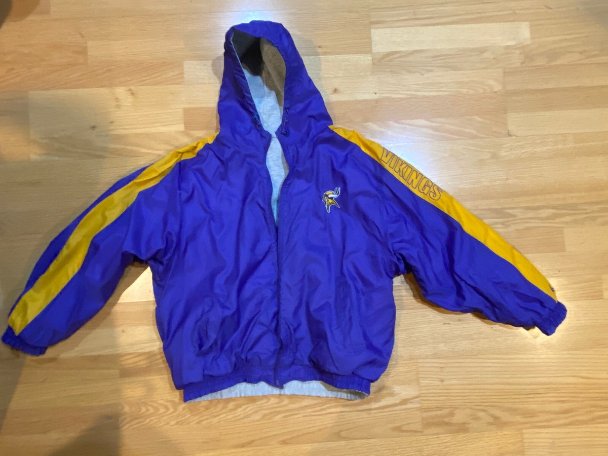 Vintage 90s Minnesota Vikings Puma Reversible Insulated Jacket
