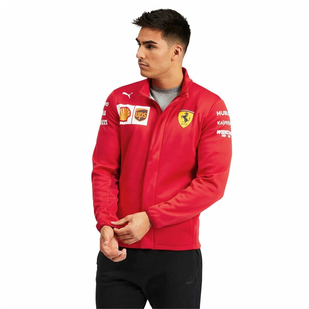 Scuderia Ferrari Puma Softshell Jacket - Black