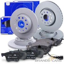 ATE BREMSSCHEIBEN +CERAMIC BELÄGE VORNE+HINTEN FÜR AUDI A3 SEAT SKODA VW GOLF 7