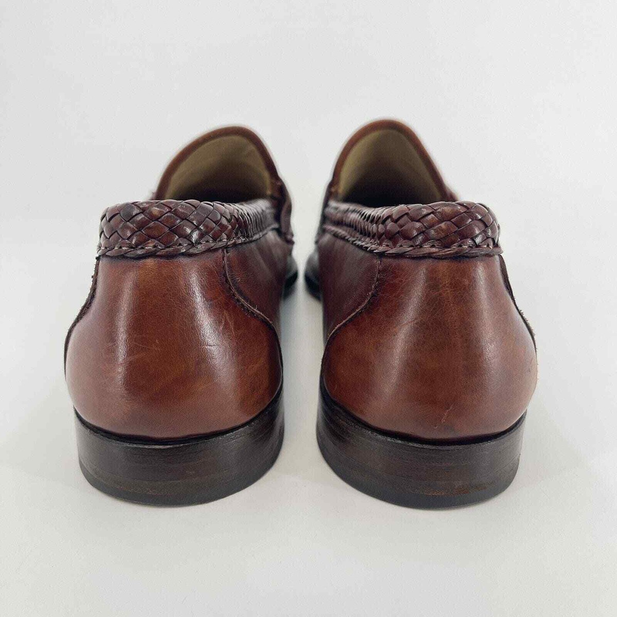 Allen Edmonds Size 11.5 D Maxfield Brown Leather Tasseled  display picture 2
