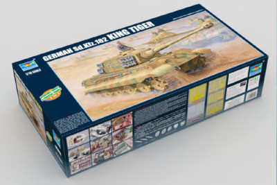 Trumpeter 00910 1/16 German Kingtiger 2 in 1(Henschel Turret & Turret)
