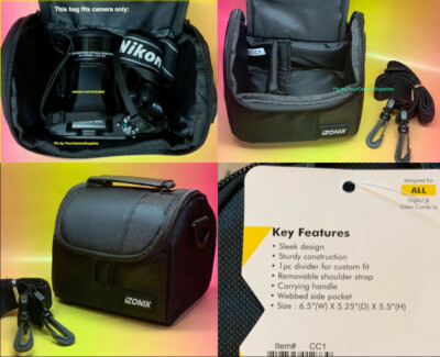 CASE BAG TO CAMERA NIKON COOLPIX P60 P90 P100 8700 P500 P510 P520 P530 P600 B600